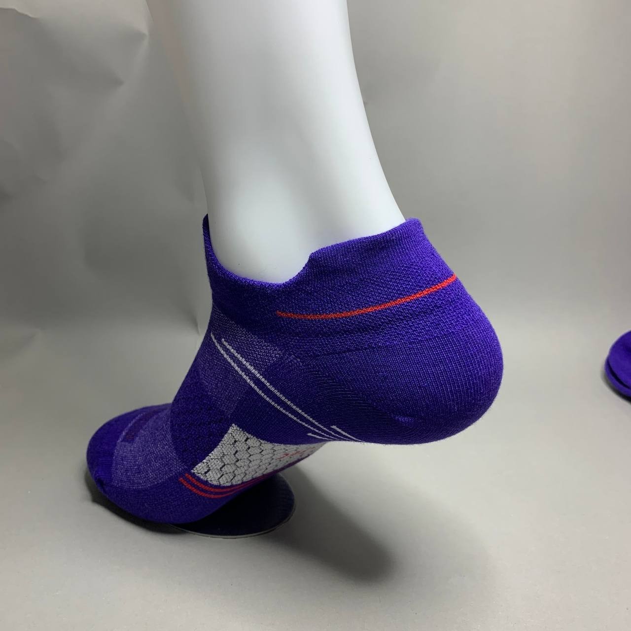 Bombas Men Ankle Socks 4 Pairs Blue Size M L XL Cushioned Athletic Sport