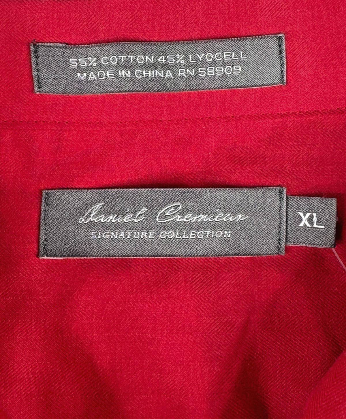 Daniel Cremieux NWT Signature Collection Red Button Up Shirt XL