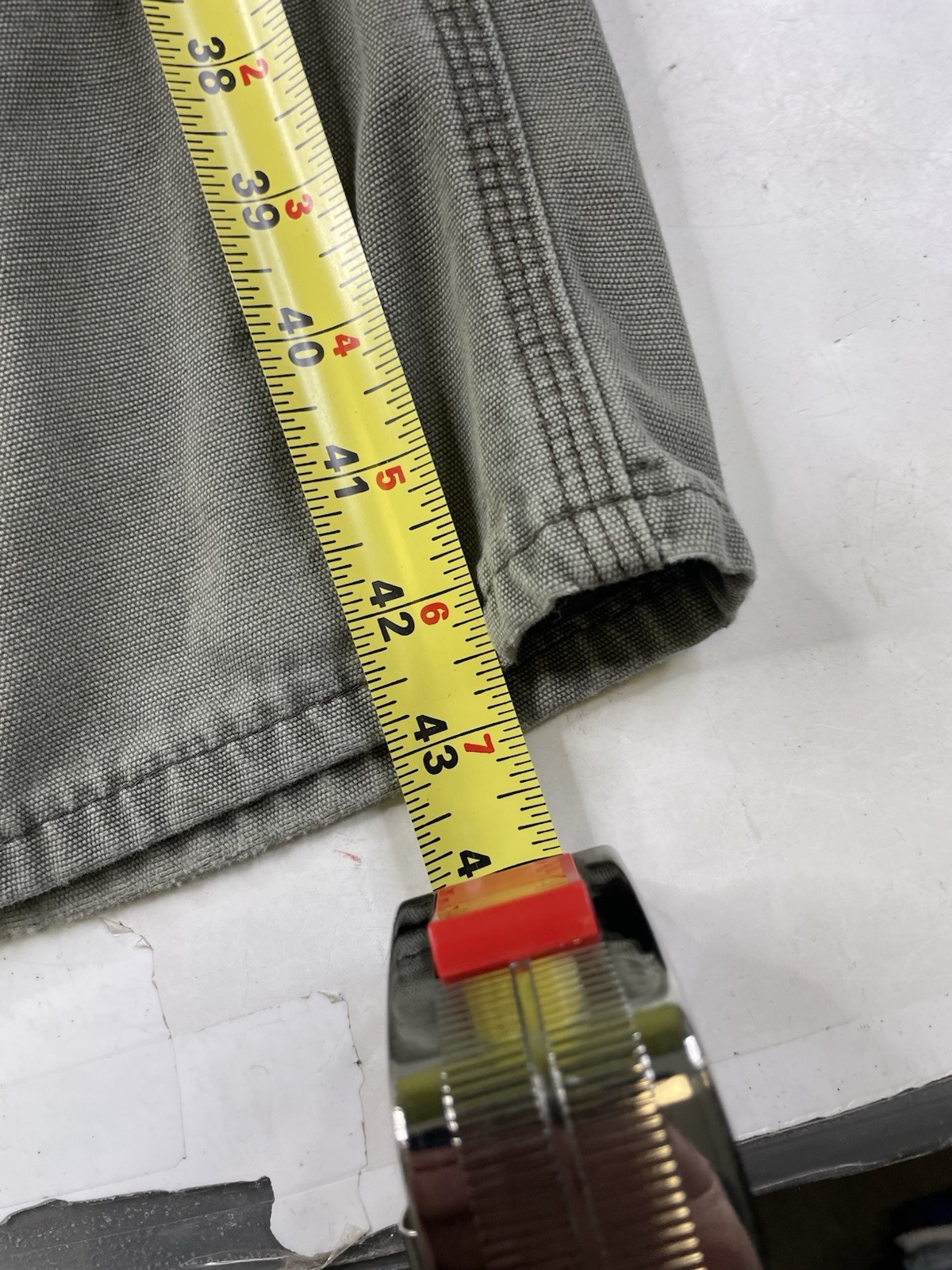 Carhartt FR Work Pants 38×32 Flame Resistant CAT 2 Original Fit FRB159-MOS Green