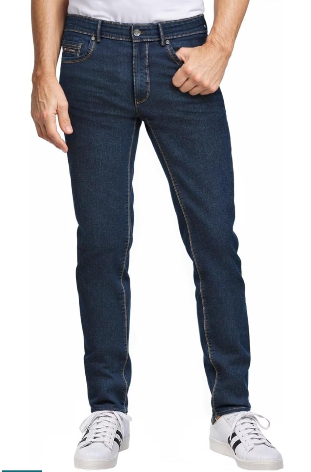 ETHANOL Mens Comfy Stretch Slim Fit Straight Casual Pants, 5 Pockets,NWT Size 36