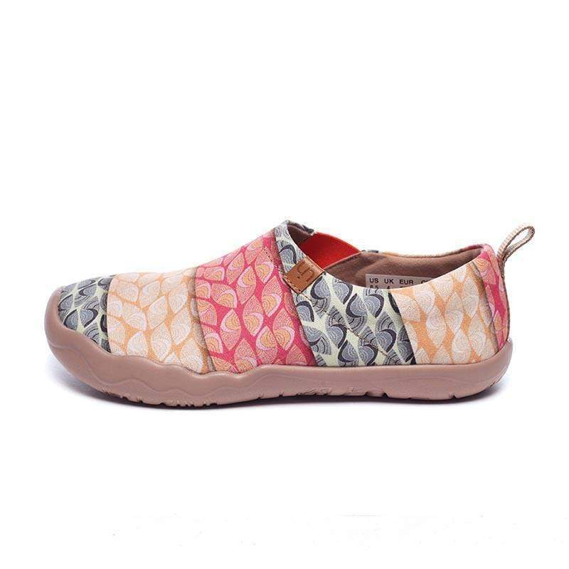 Women Size 5-12 UIN Slip On Shoes Canvas Comfortable Loafers “bodhi leaf”
