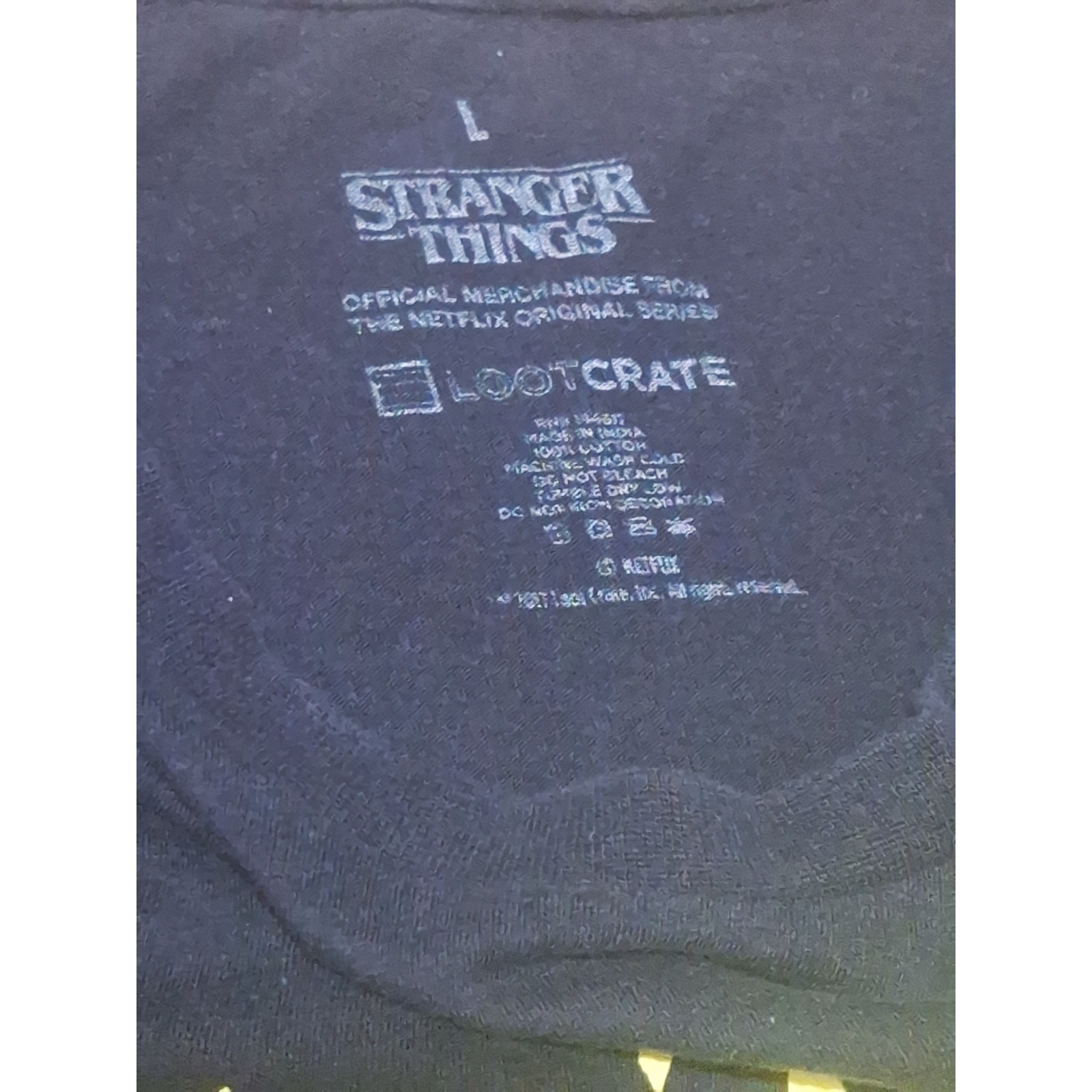 Stranger Things Eleven Loot Crate Graphic Tee Mens Sz L
