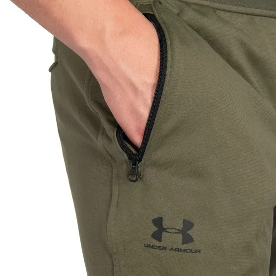 Under Armour Men’s Loose Fit Sport Style Tricot Jogger Pants, Green, Size S