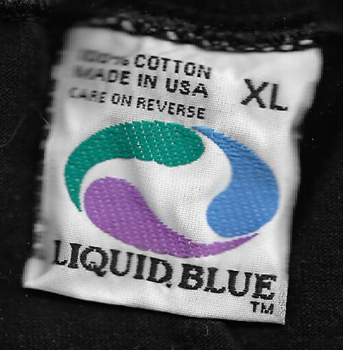 Insects NEW t-shirt XXL, XL adult Liquid Blue vintage white made in USA label