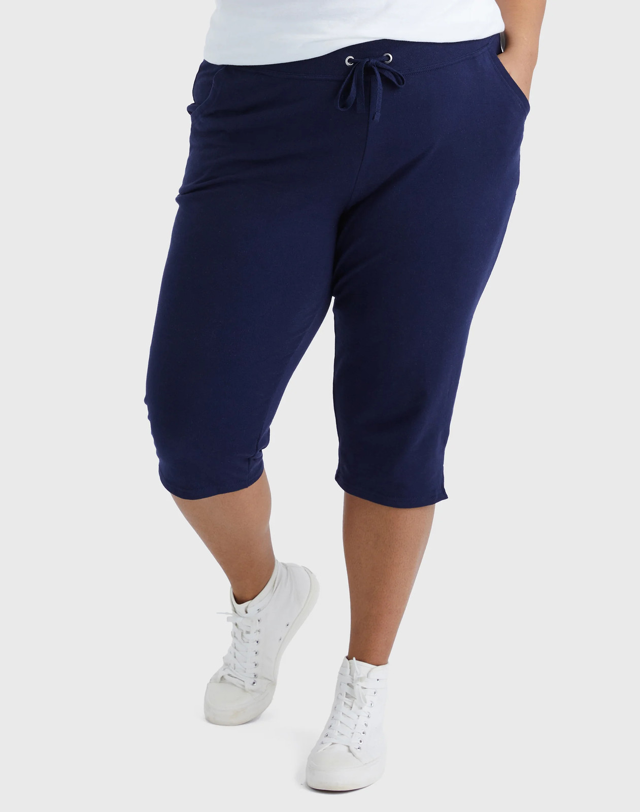 Just My Size Capri French Terry Womens Plus Your Choice 4 Colors & sz 1x to 5x