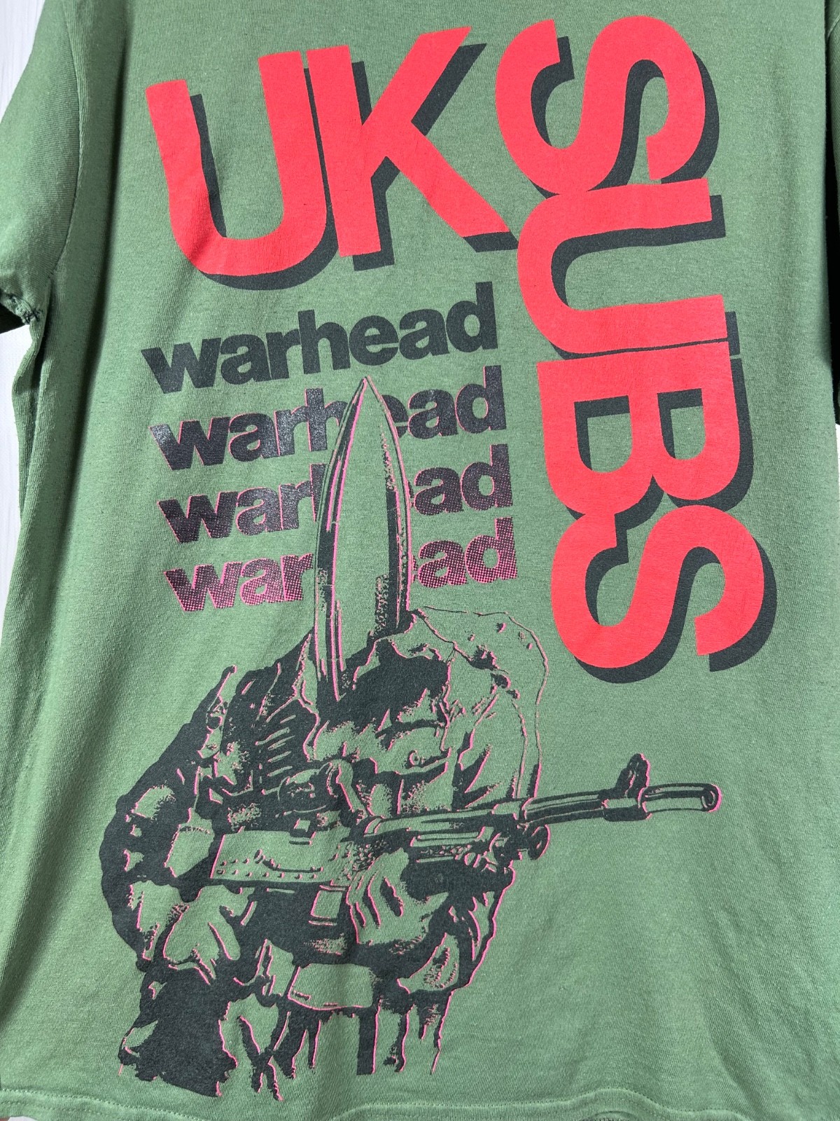 Vintage U.K. Subs Warhead Band T-Shirt Size M