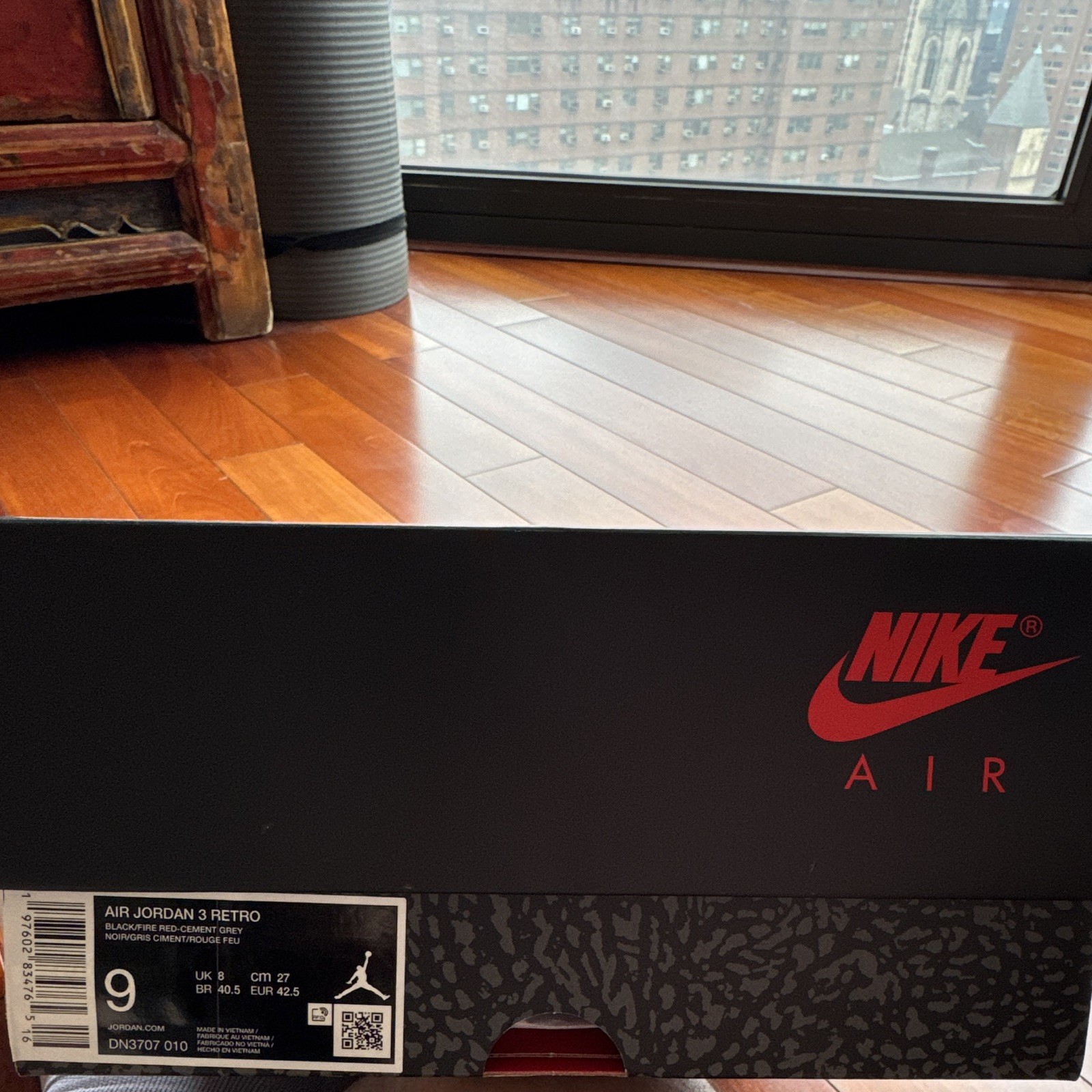 Jordan Air Jordan 3 Retro OG 2024 Black Cement DN3707-010 Men’s