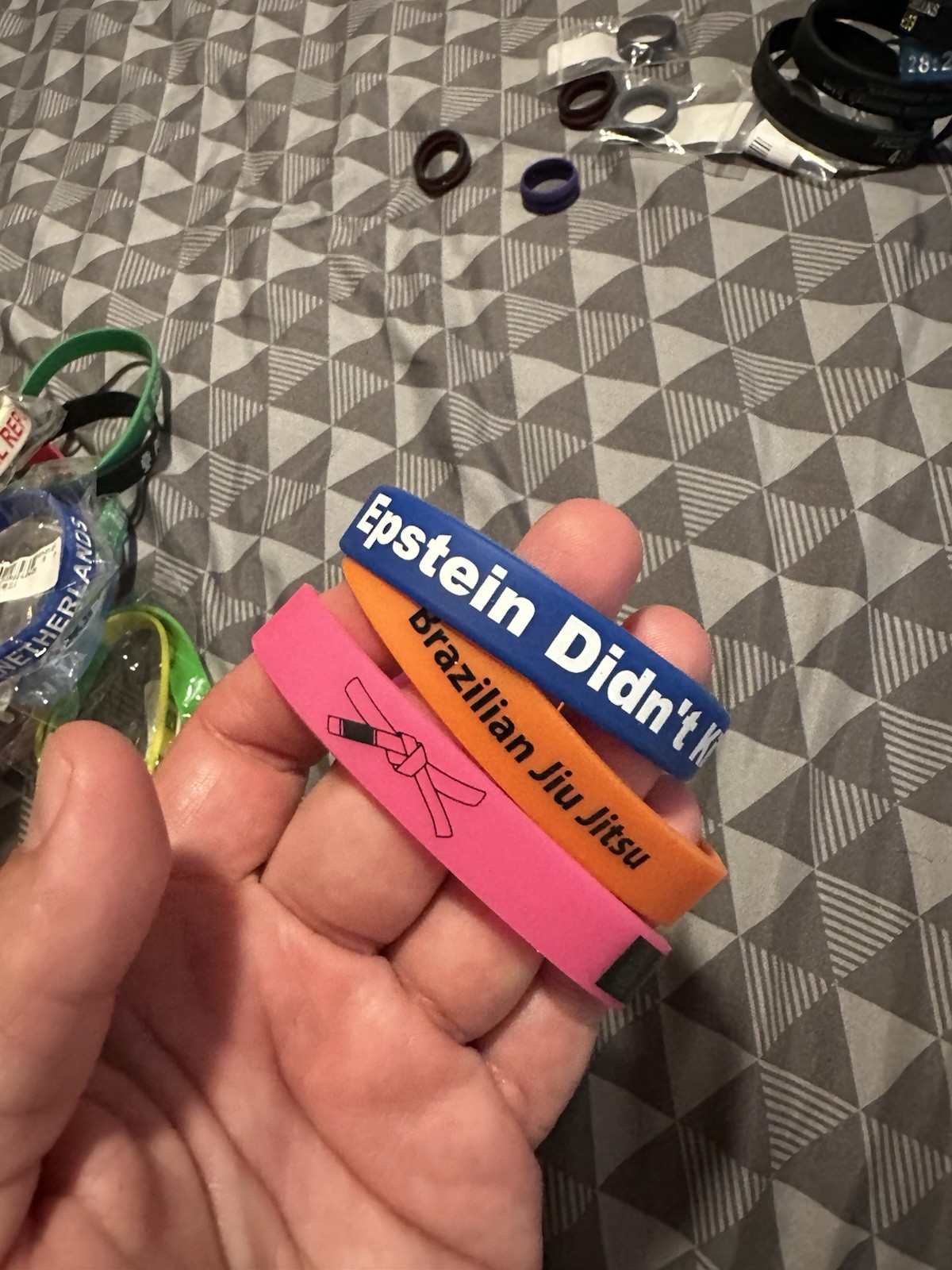 Silicone bracelts and silicone rings