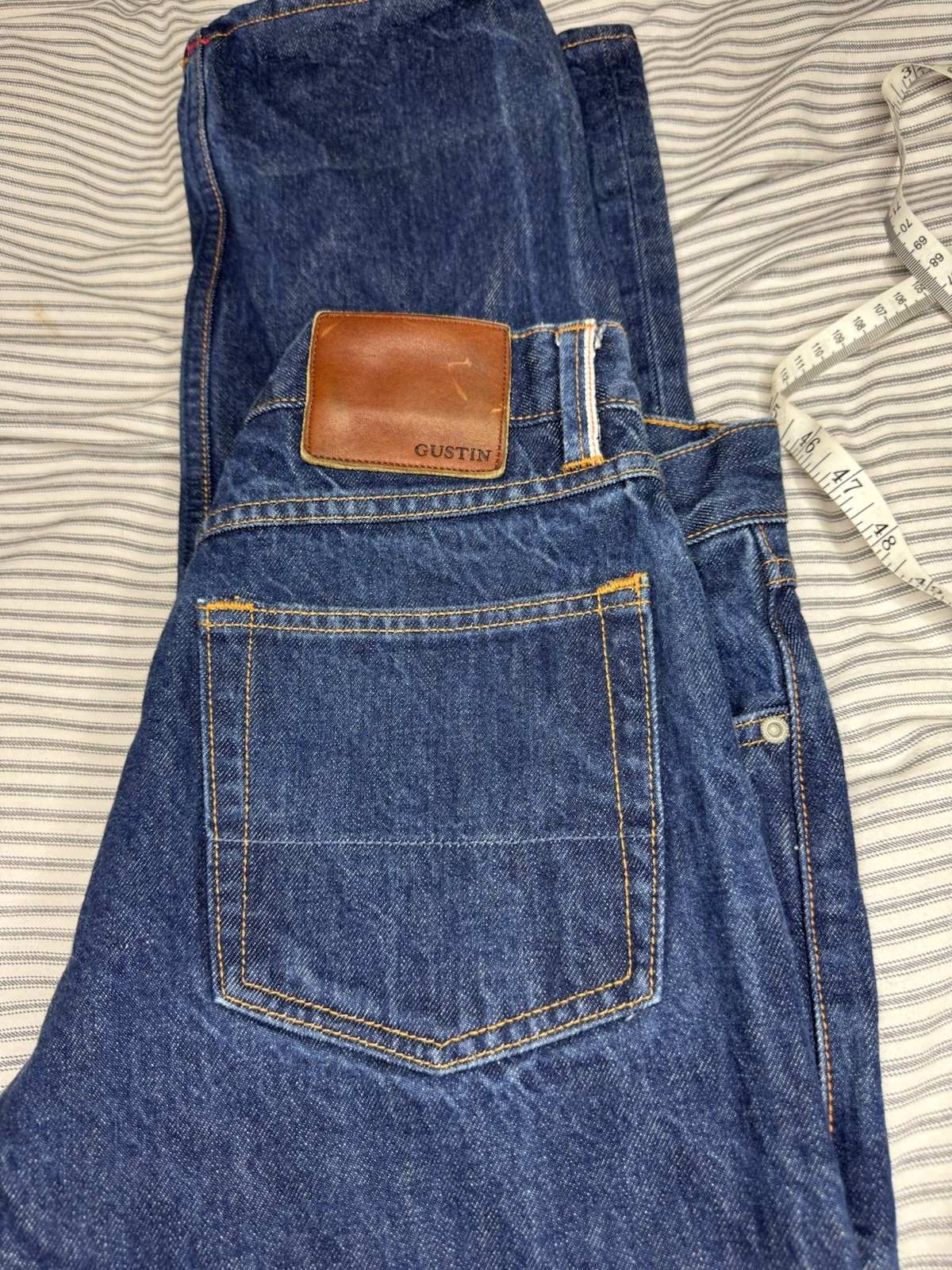 Gustin “The 1968” Redline Selvedge Denim (32×34 inch)