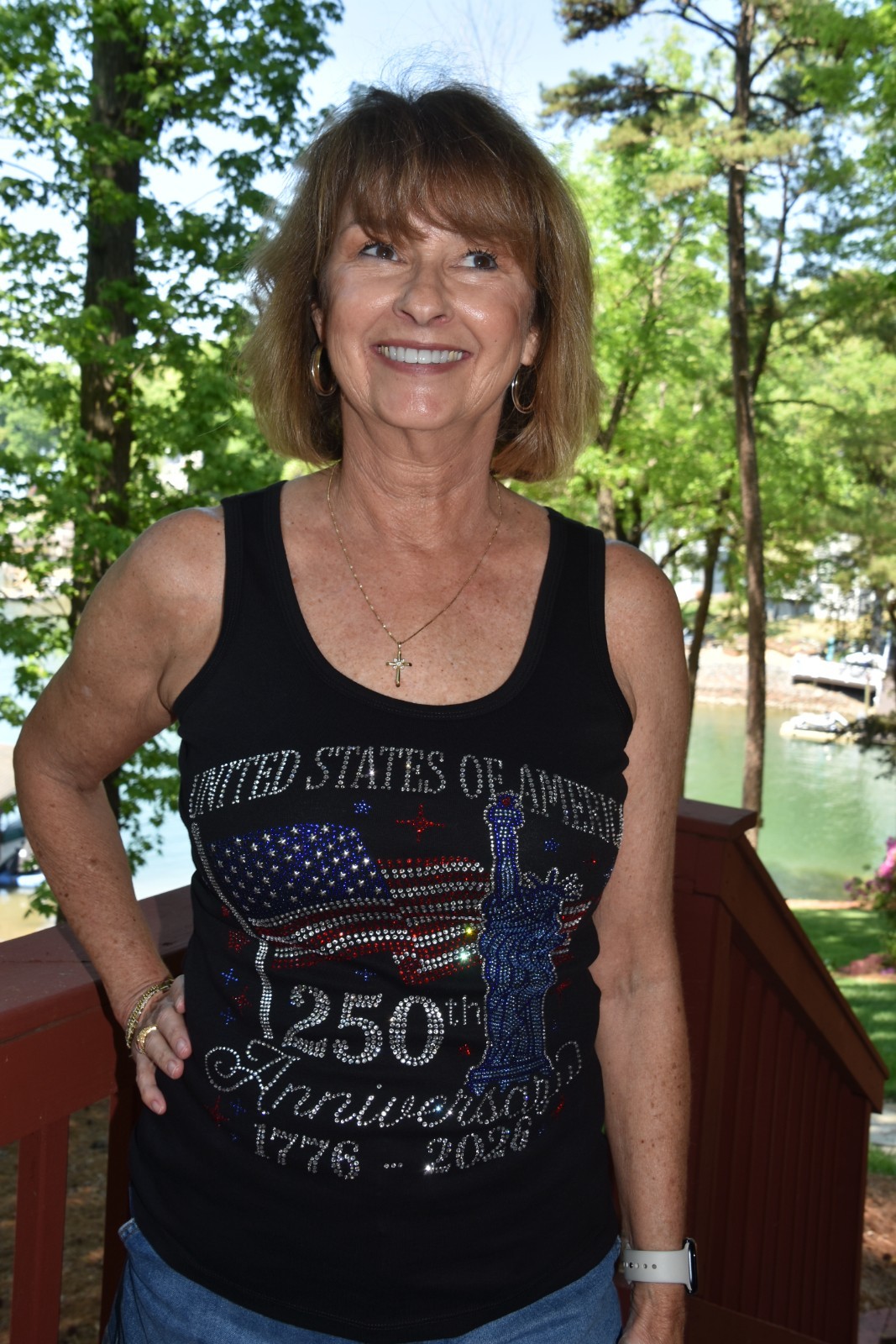 America’s 250th Birthday rhinestone shirt or tank XS S M L XL XXL 1X 2X 3X 4X 5X
