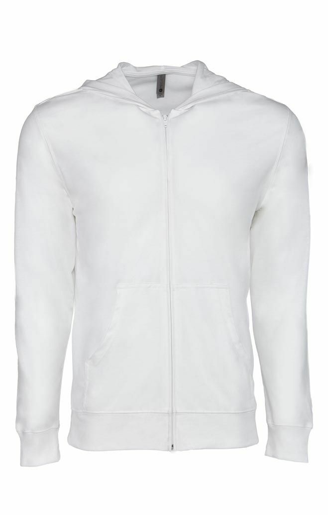 Men’s Sweatshirt Hoodie Lightweight “NEXT LEVEL” Full Zip Hooded Jacket -Unisex