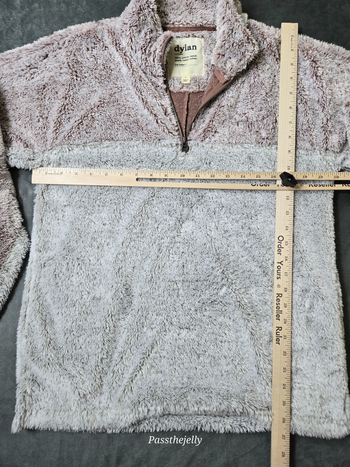 True Grit Sweater Mens Small Sherpa Cozy Dylan American Outdoor USA Colorblock