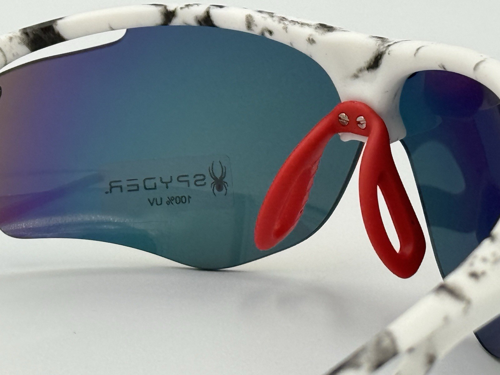 Spyder SP6031 Men’s Sunglasses Granite Plastic Frame With Rainbow Shield -NEW!!