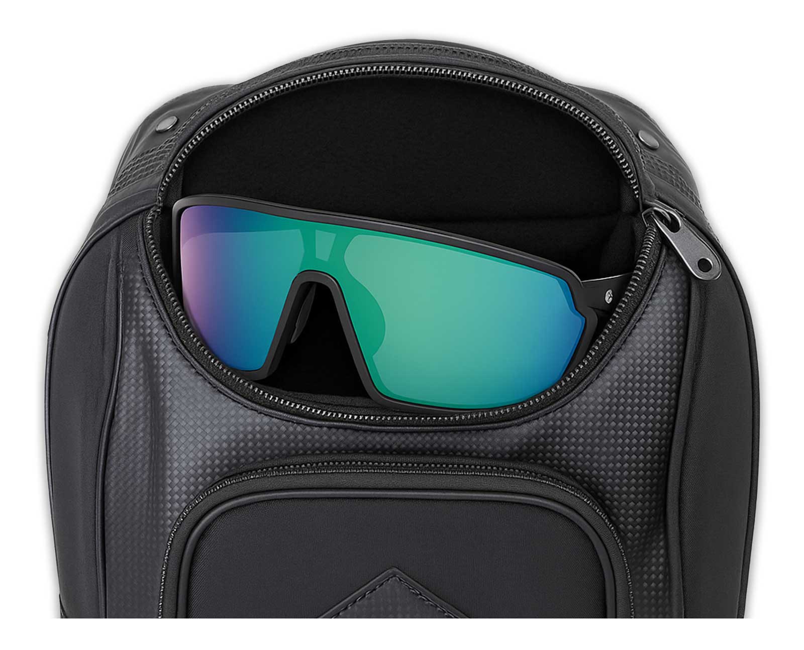 Harley-Davidson Storm 3D Rubber Bar & Shield Logo Rugged Backpack, Black