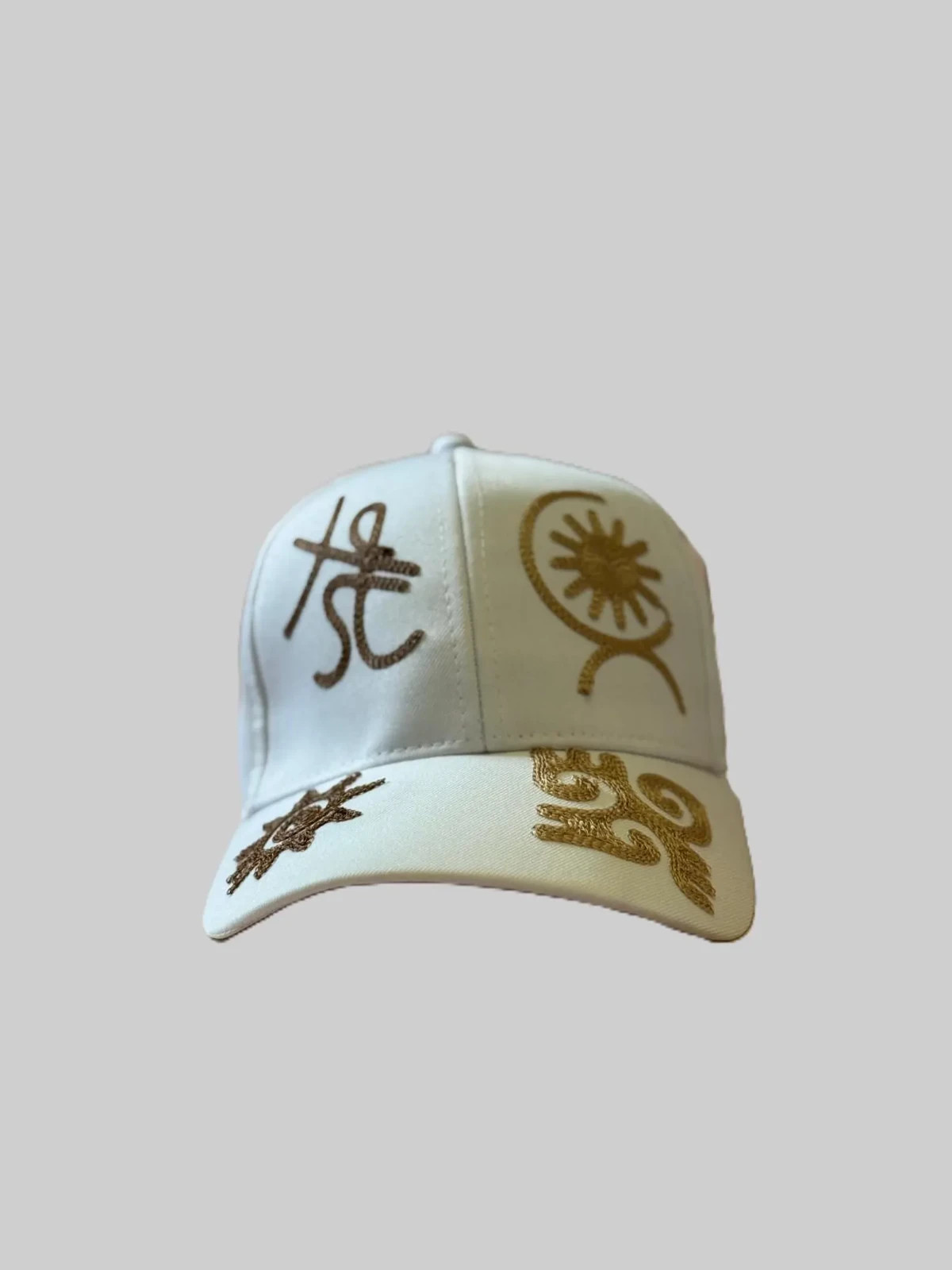 Kyrgyz Petroglyph Baseball Caps Kazakh Uzbek Central Asian Ethnic Design Hat