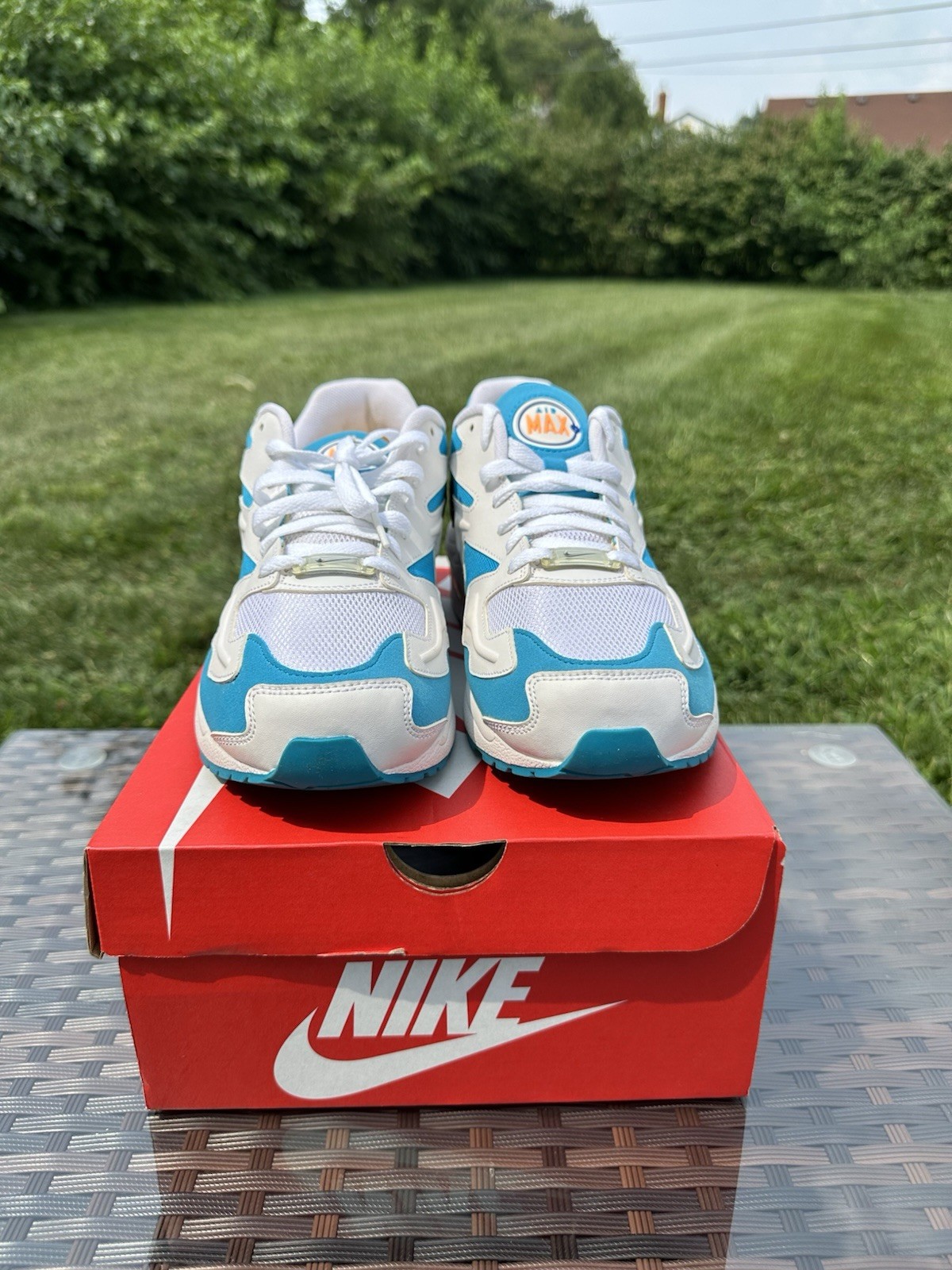 Nike Air Max2 Light OG Blue Lagoon White/Black/Blue AO1741-100 2019