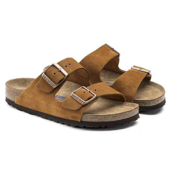 Birkenstock Arizona Mink Suede Leather Unisex Sandals Size EU 37-45
