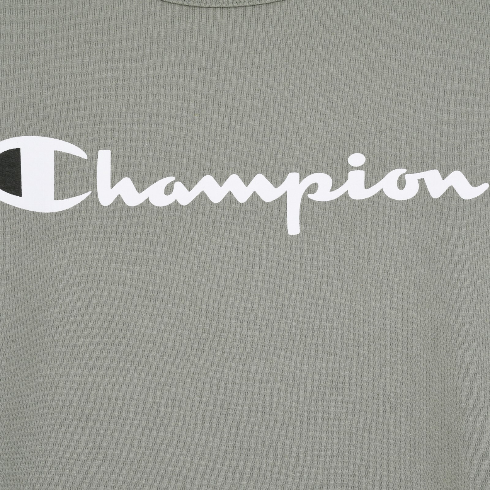 Champion Fleece Sweatshirt Mens Powerblend Script Logo Athletics Pullover Green
