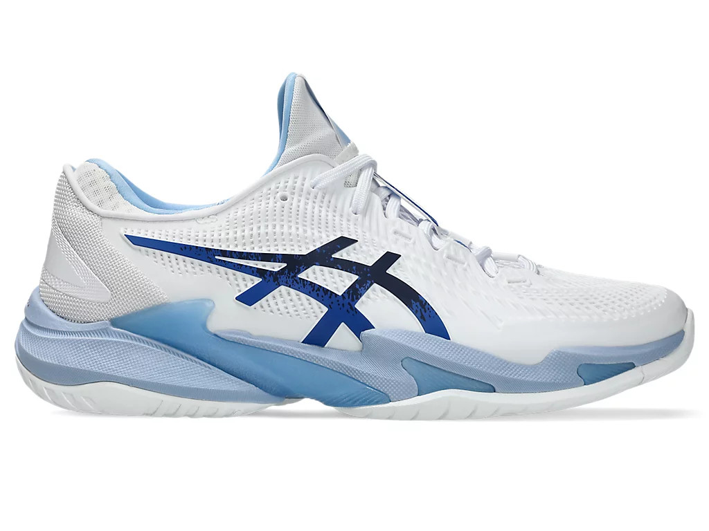 Asics Court FF 3 Novak White Tuna Blue 1041A522-967 Men’s Size