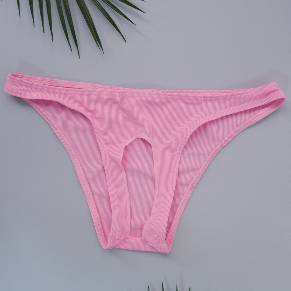 Mens Breathable Quick Dry Low Rise Underwear Solid Color Briefs for All Seasons