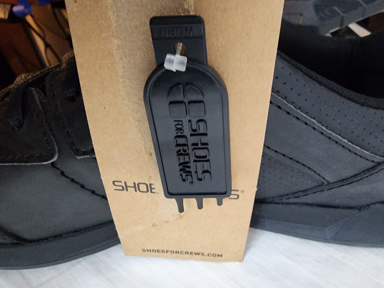 Shoes For Crews Freestyle II 38140 Work Sneaker Black Water Resistant Men Size 8