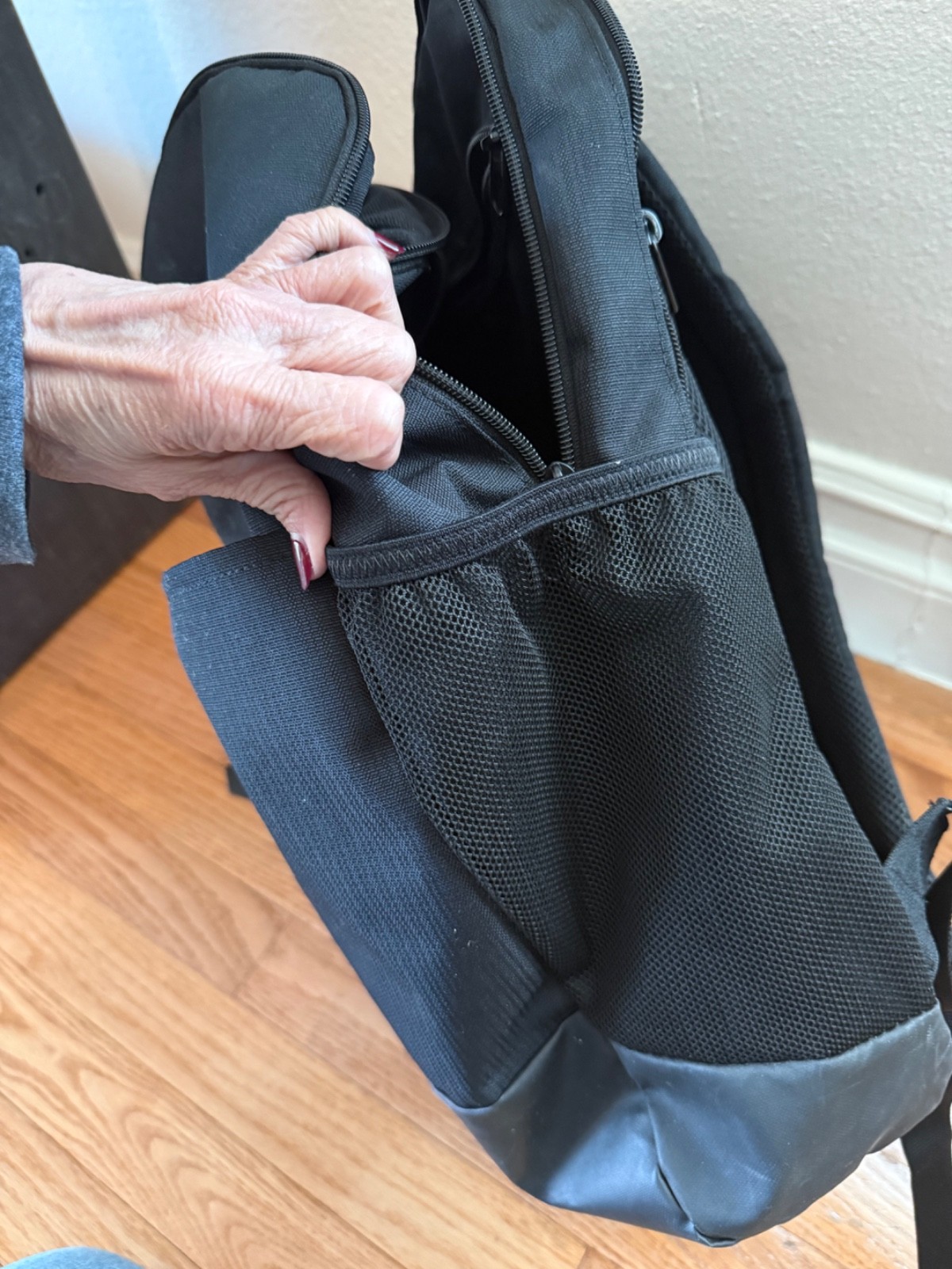nike multi pocket black backpack DH7709-010