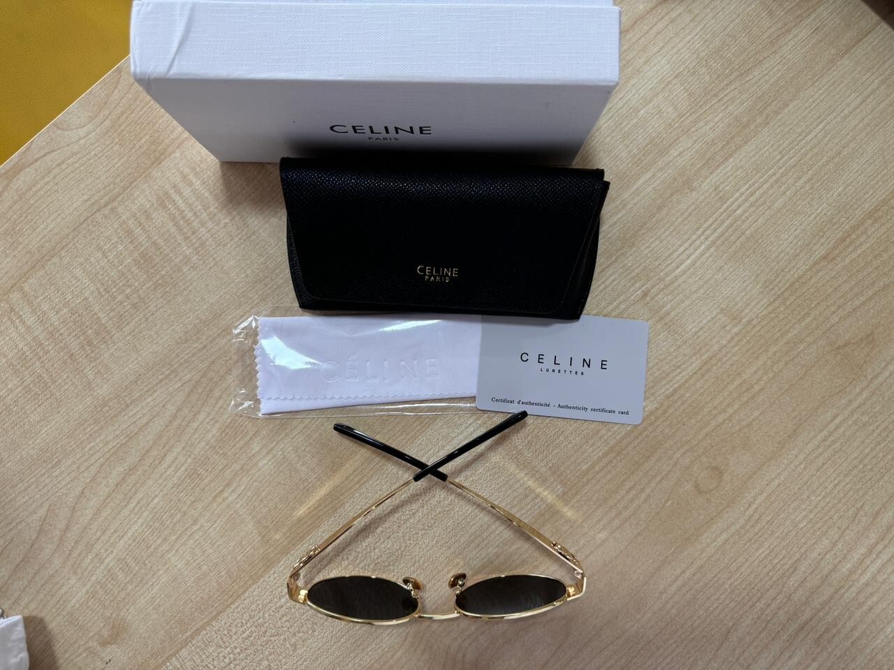 Sunglasses Celine Triomphe metal with gold frame Lenses Eyeglasses Medium