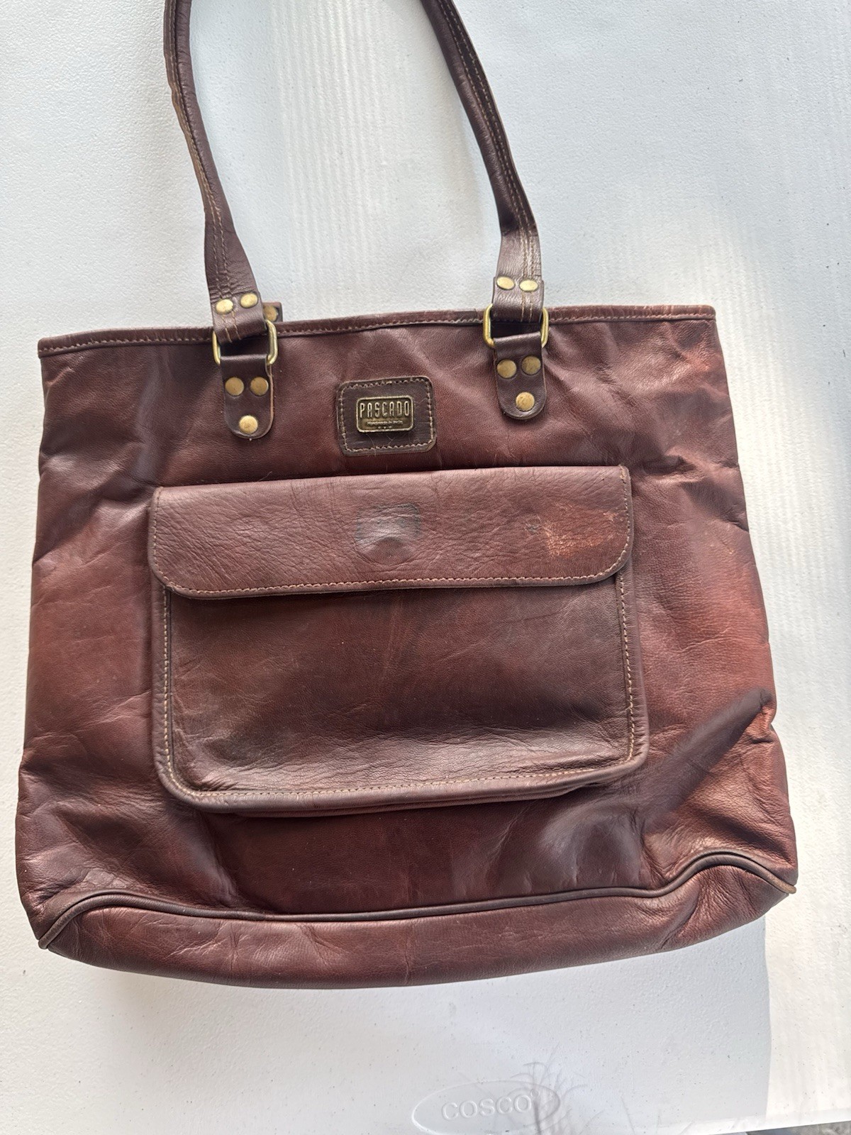 Pescado Handmade Leather Tote Bag Eco Friendly Goat Leather