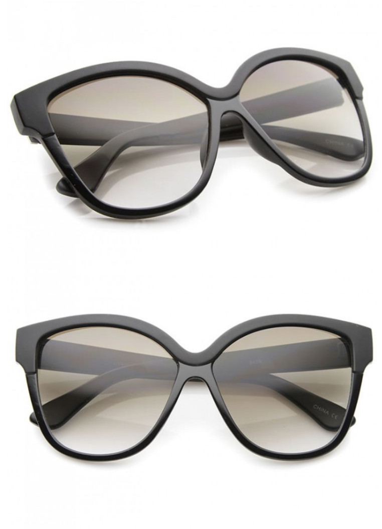 Oversized Cat Eye “VITA” Paradis Large Big Kat WaYfe Square Women Sunglasses XL