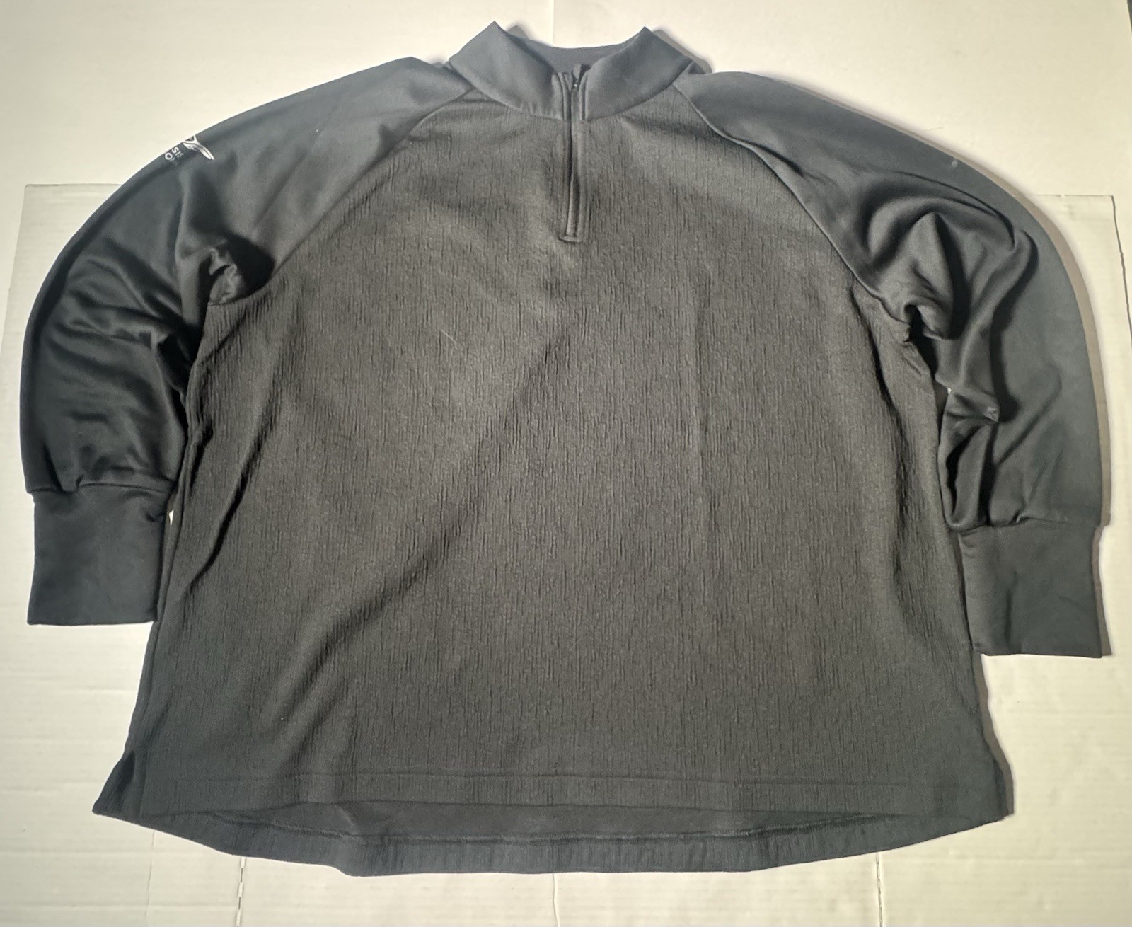 Pre Owned Excellent Nike Dri Fit Hyundai Genesis 1/4 Zip Long Sleeve Men Sz 2XL
