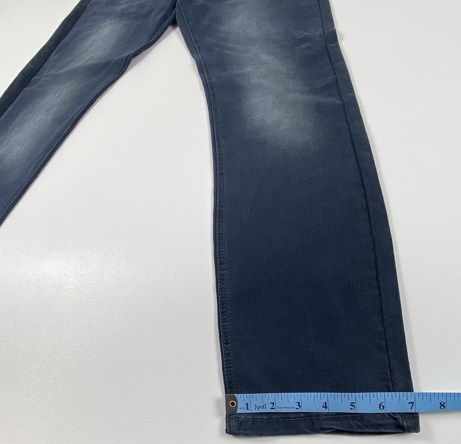 Steve’s Jean Men’s Slim Fit Dark Wash Blue Denim Stretch Mid Rise 5-Pocket 32*32