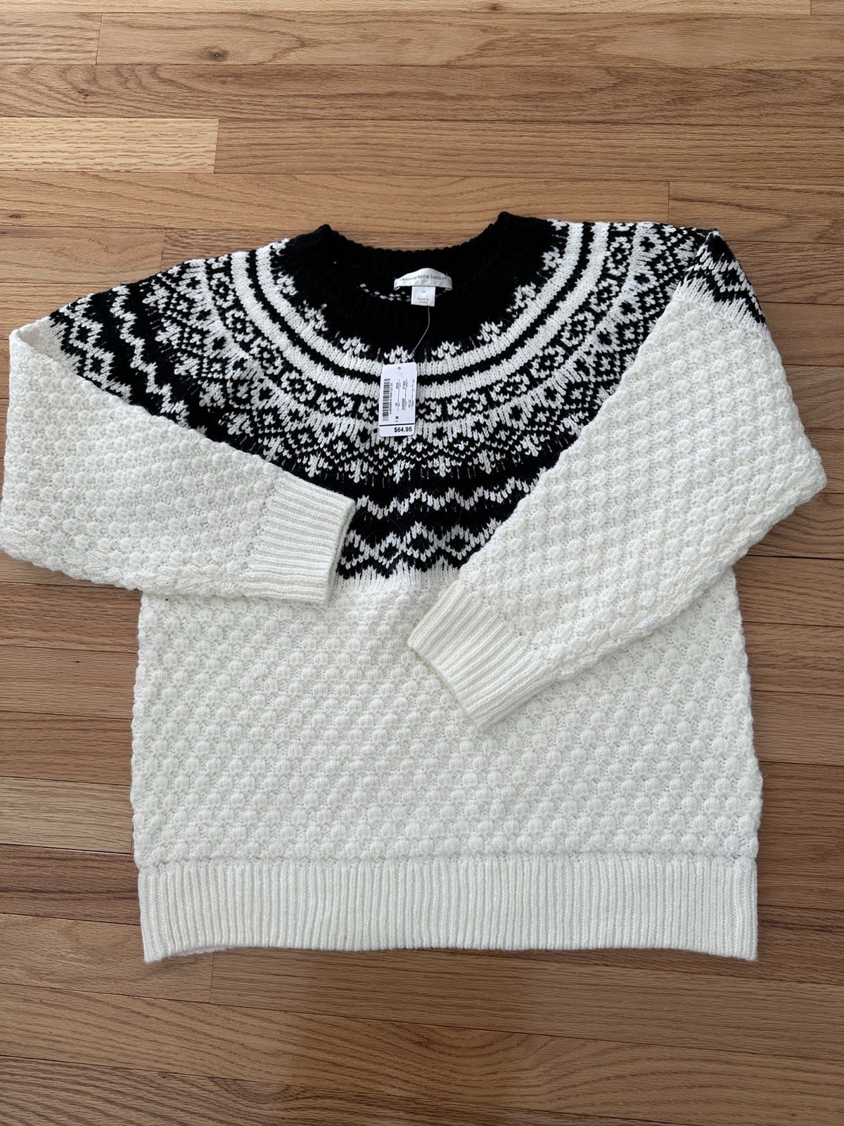 Christopher & Banks Fair Isle Sweater NWT M