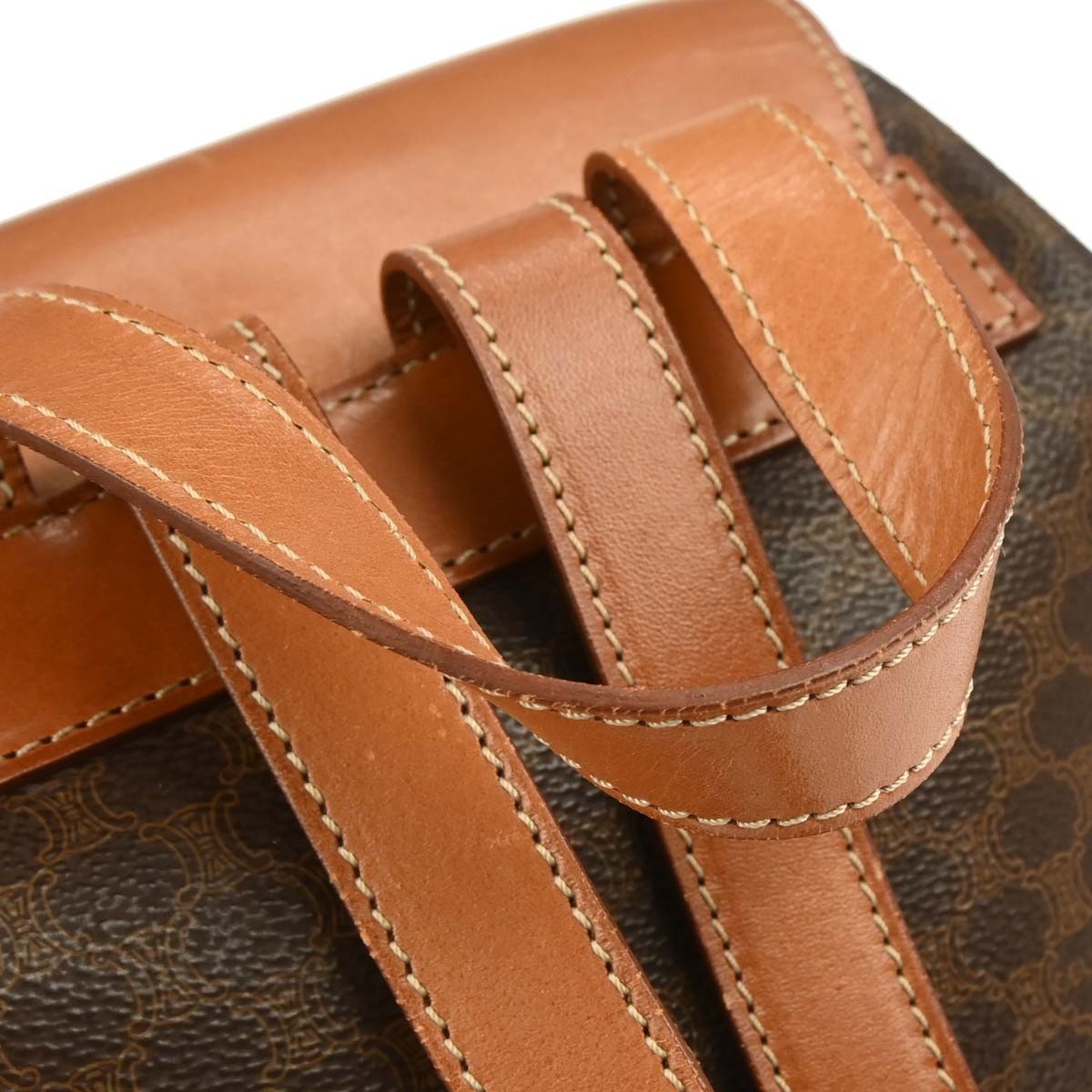 Celine Brown Macadam Backpack M95* 117075