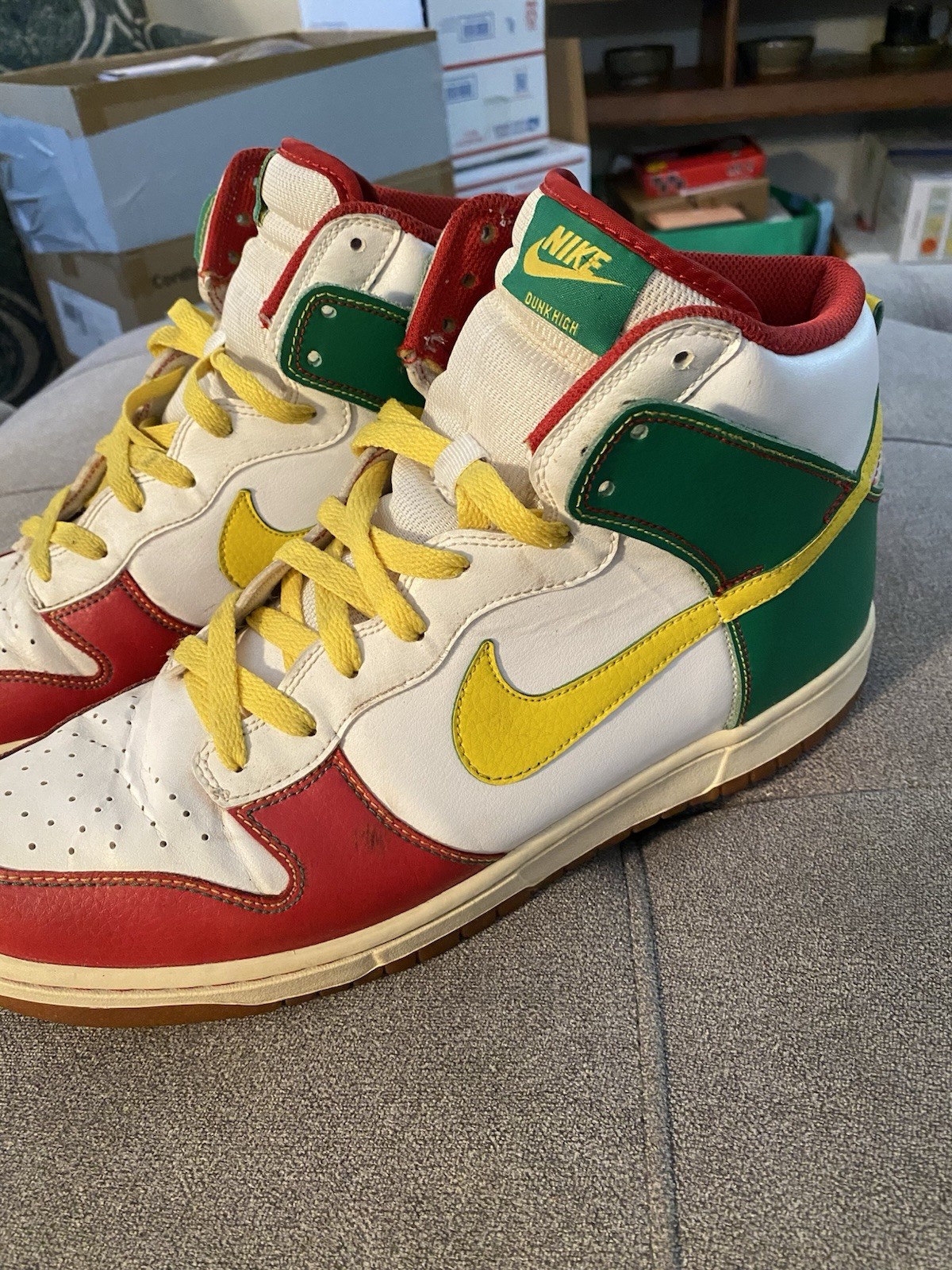 Nike Dunk High 6.0 – ‘Rasta’ – 517562-173 – Sz 12 M Rare