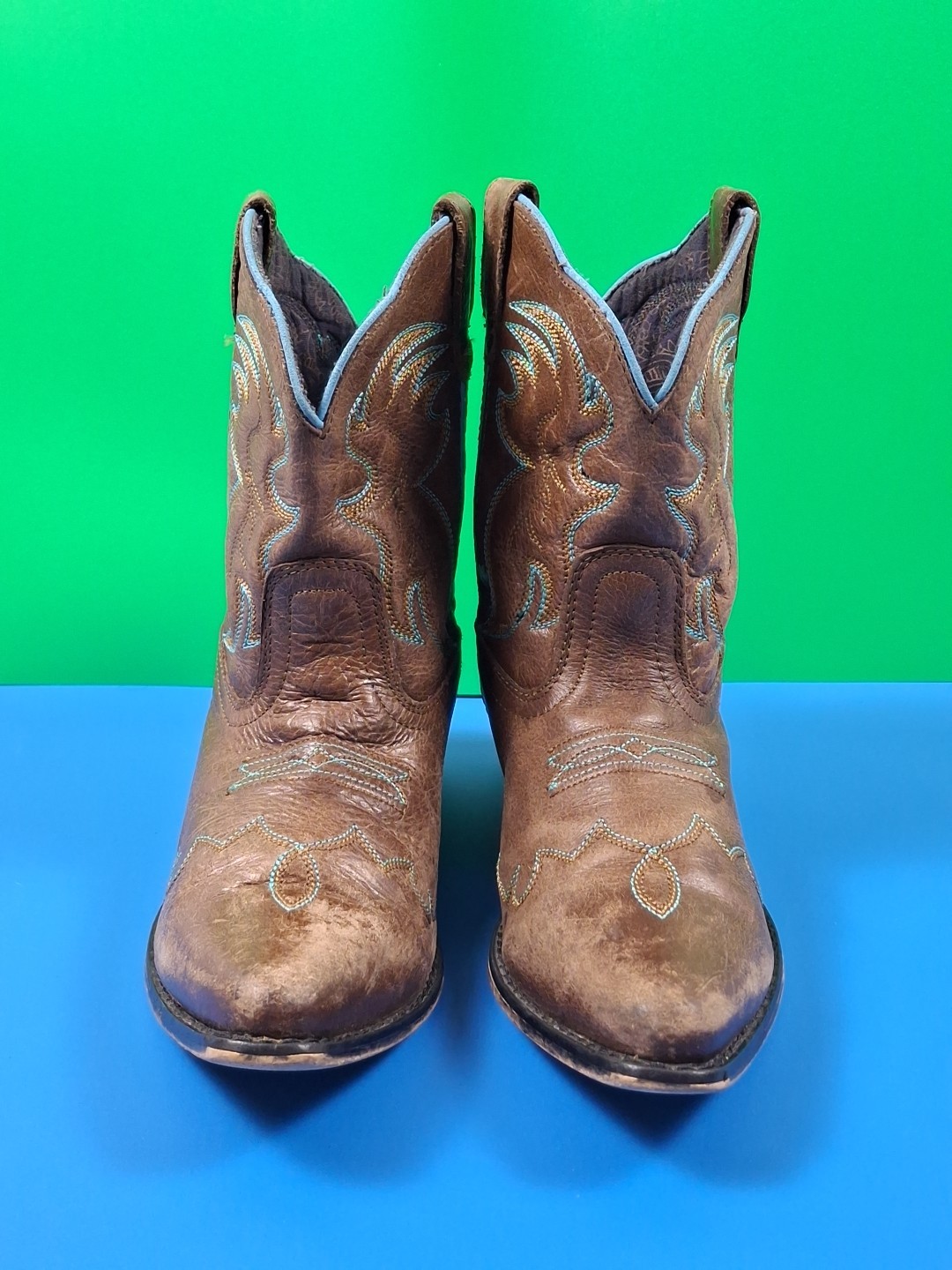 Smokey Mountain Girls “JUNIPER” #3631 Y Dark BROWN Western Cowboy Boots Size 5D