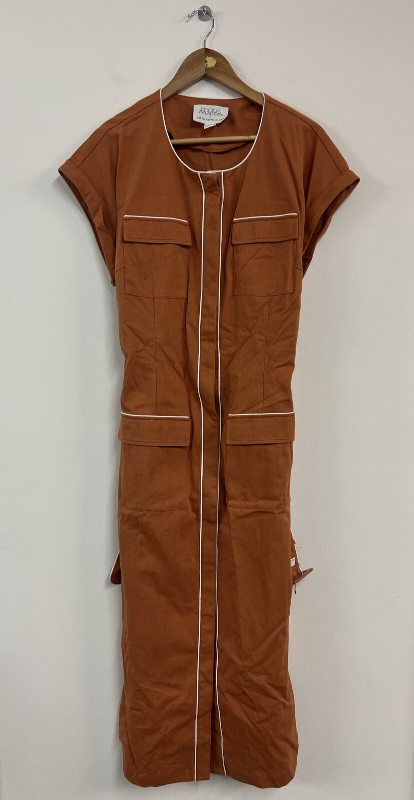 Mare Mare x Anthropologie Utility Shirt Dress Size L New Without Tags RRP: £95