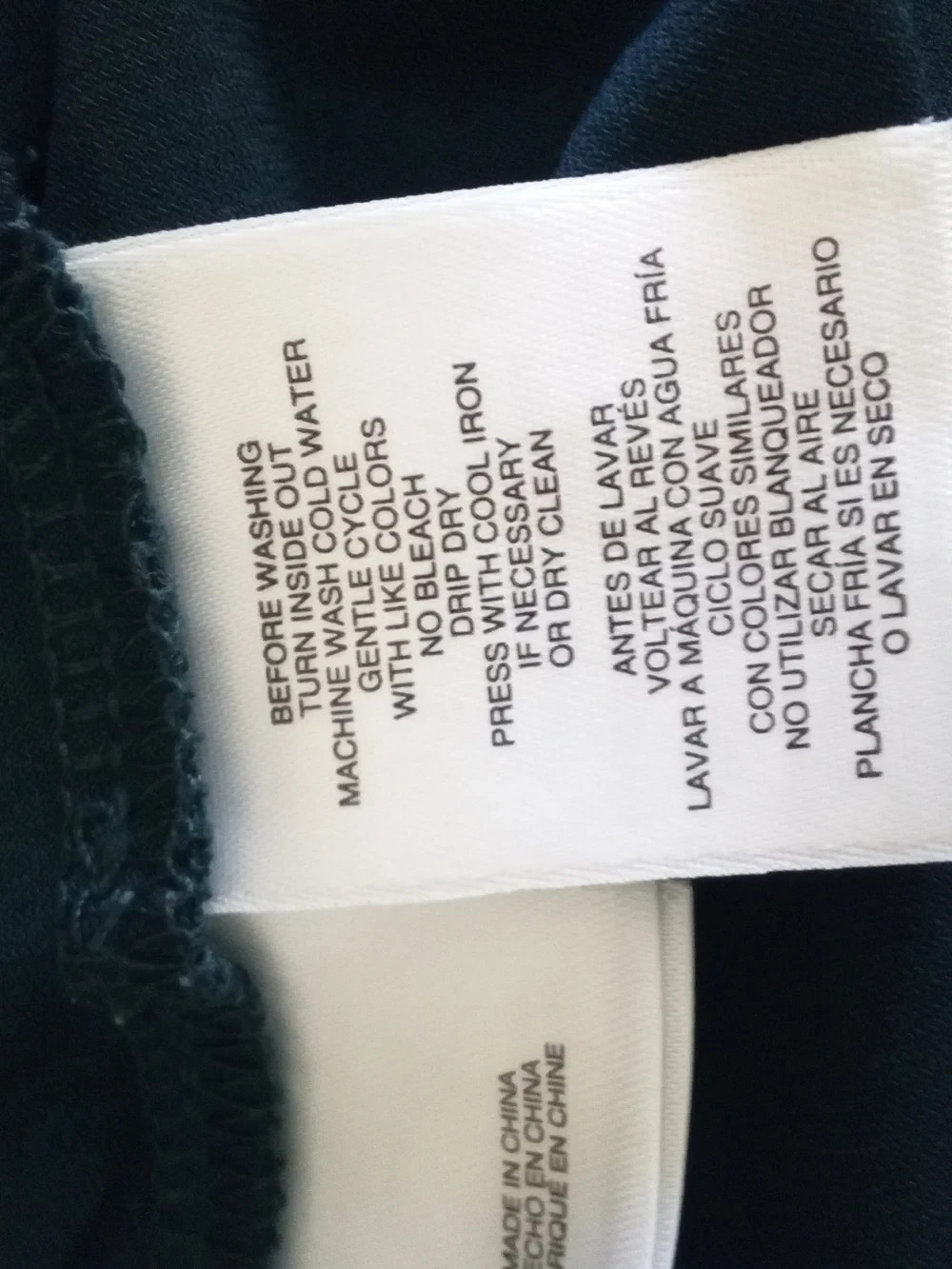 Plus Sz3X Anne Klein Teal V-Neck Long Sleeve Top with Gold Zip Pull