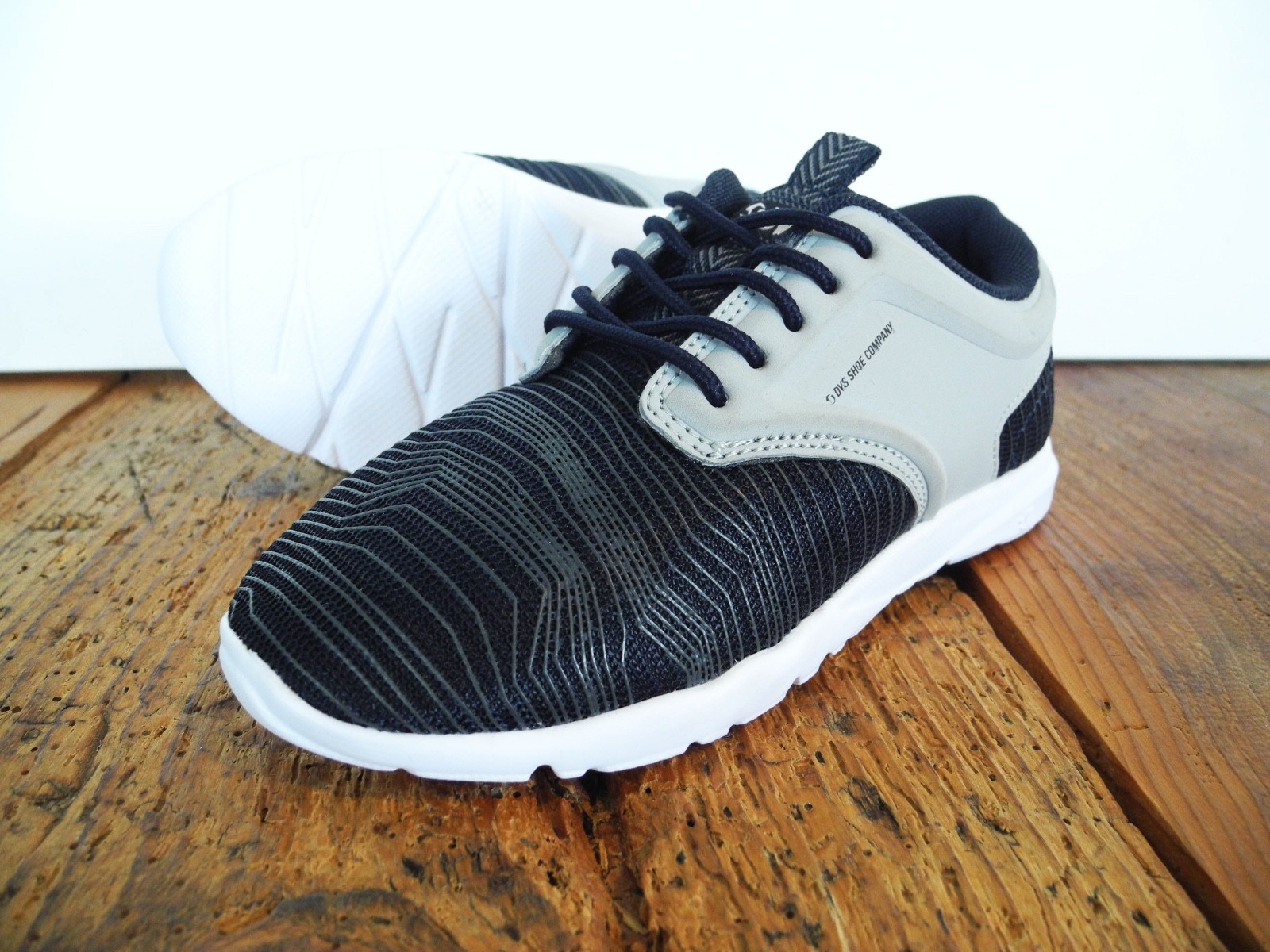 DVS SHOES PREMIER 2.0 KIDS SNEAKERS NEW NAVY GREY US 1 EUR 32 DVS SHOES