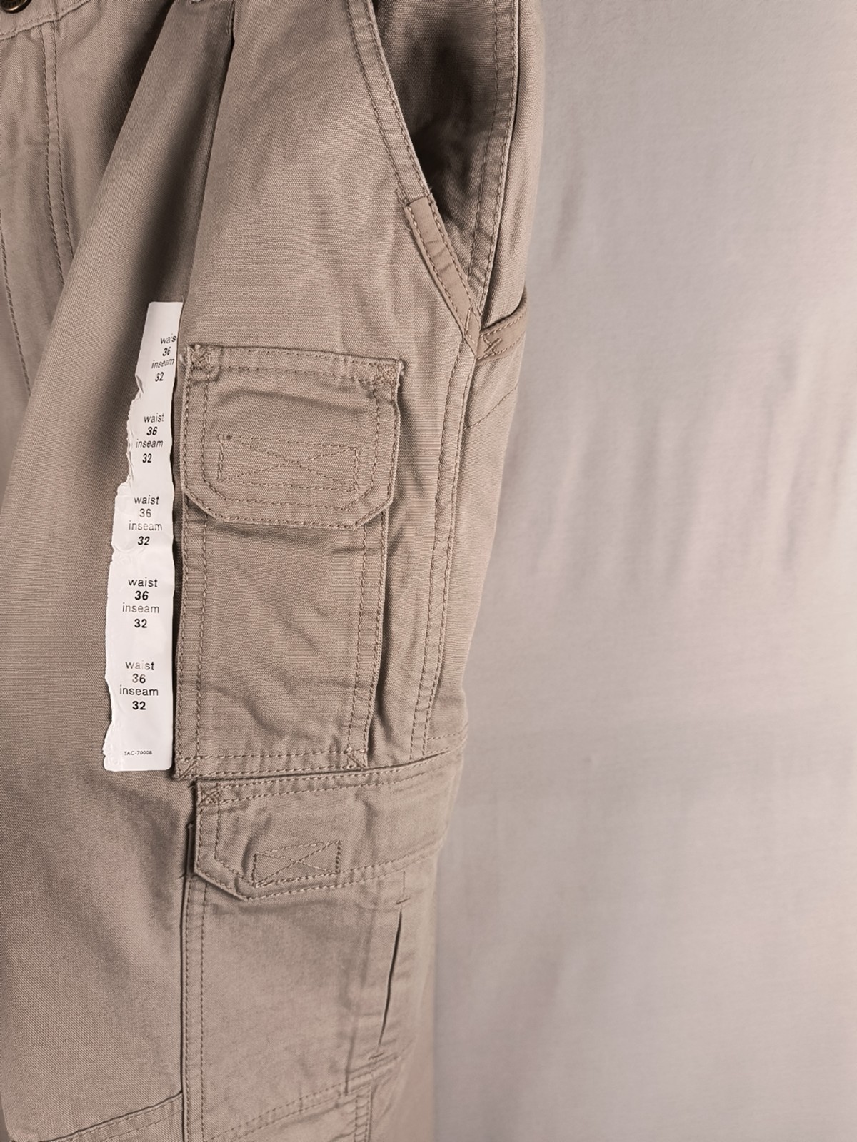New 5.11 Tactical Original Cargo Pants Mens 36×32 Khaki 74251 Outdoor Hike Fish