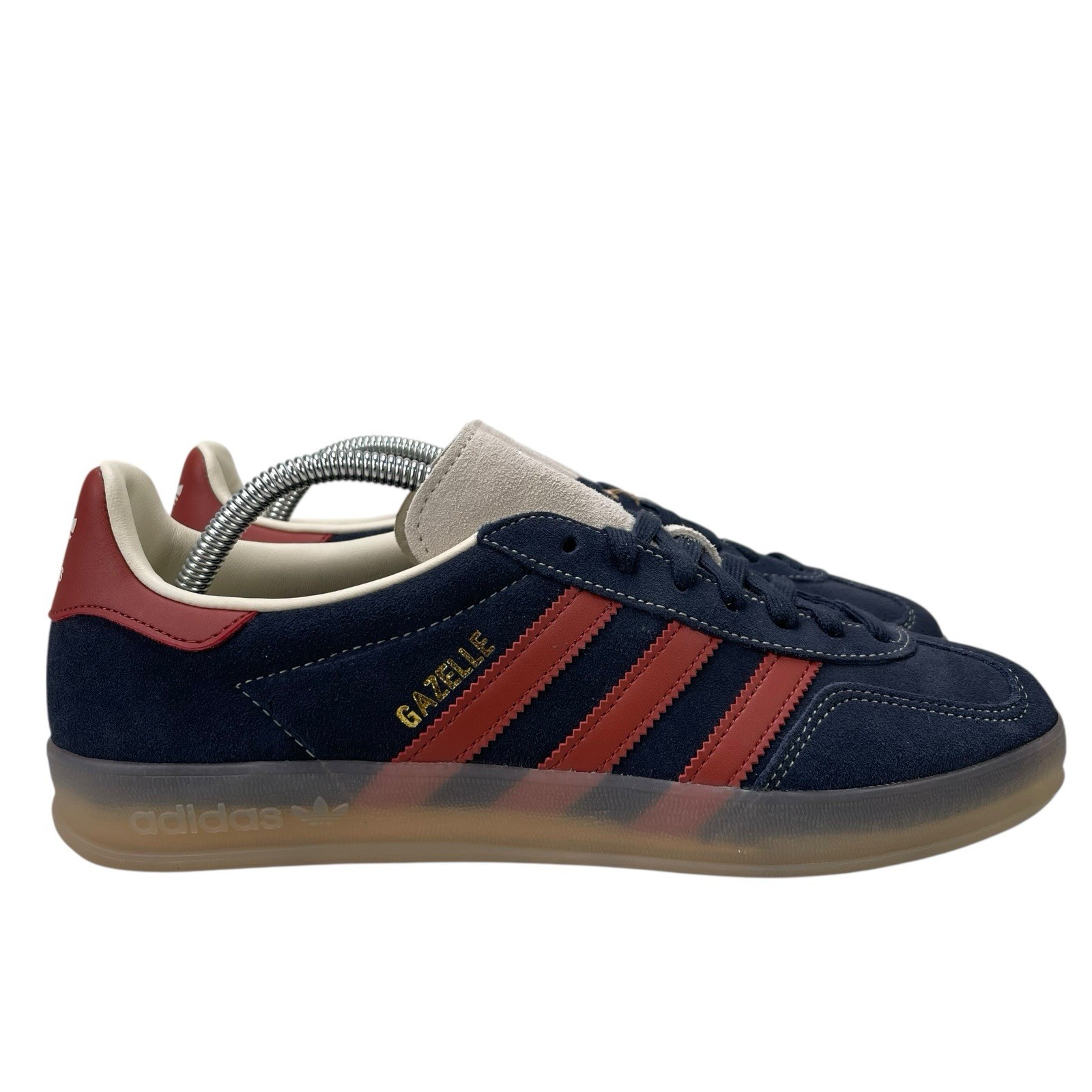 Adidas Gazelle Indoor Ink Ruby Wonder White Shoes JH5404 Men’s Sz 7.5-13