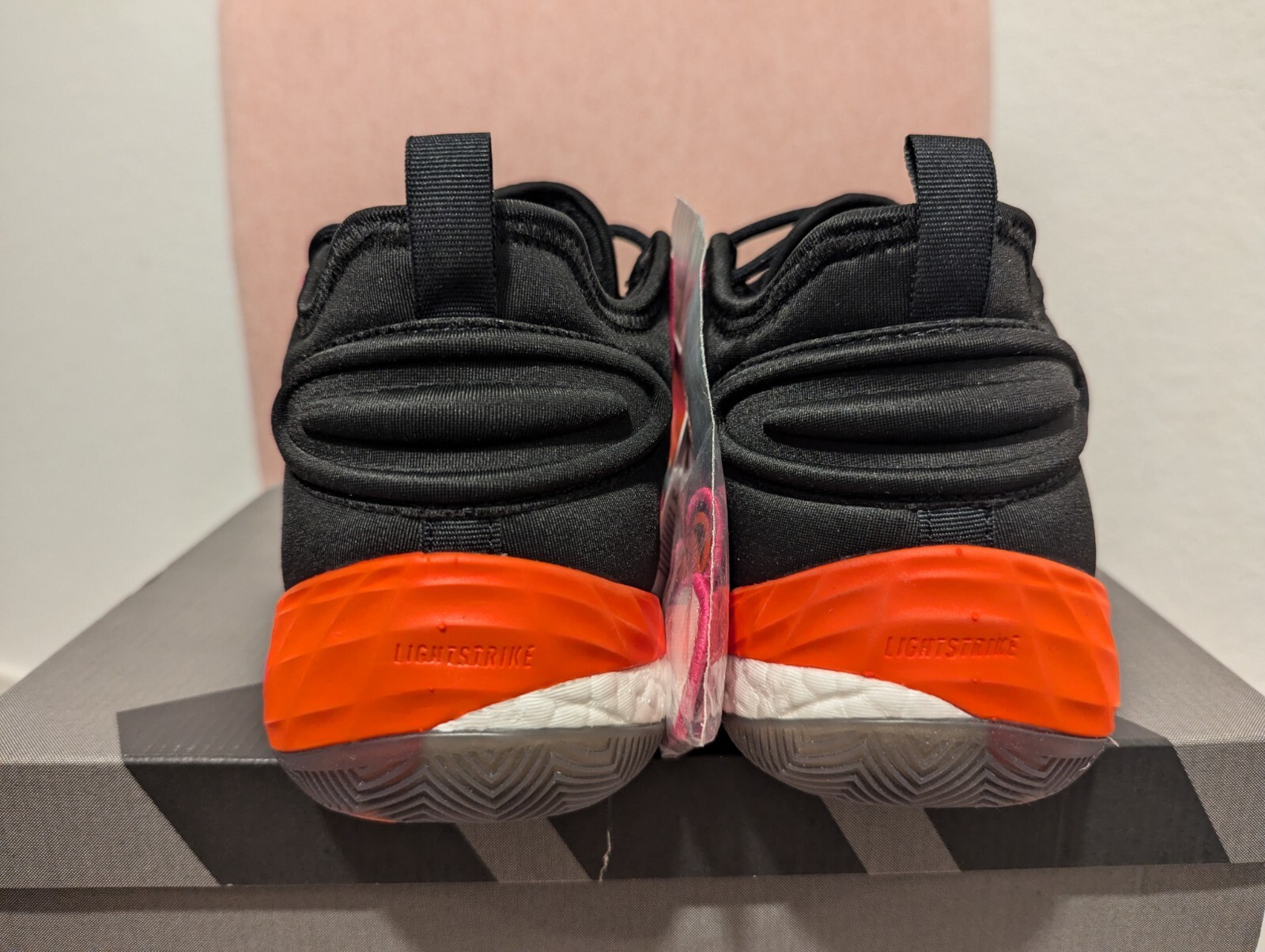 adidas BYW Select Low Black Impact Orange Men’s Size 9.5 New Boost You Wear
