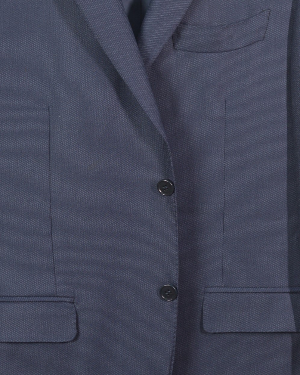 Canali Stretch Blue Wool Blend Suit Jacket Blazer Sport Coat Mens IT 52 R US 42R