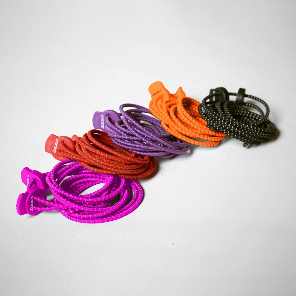 Zone3 Elastic laces mixed color bundle 4pack