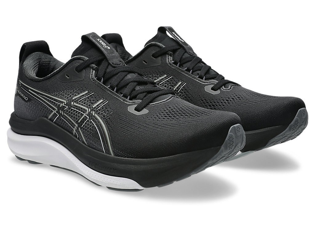 ASICS GEL-KAYANO 33 1011C167 002 Black White Men Running Shoes