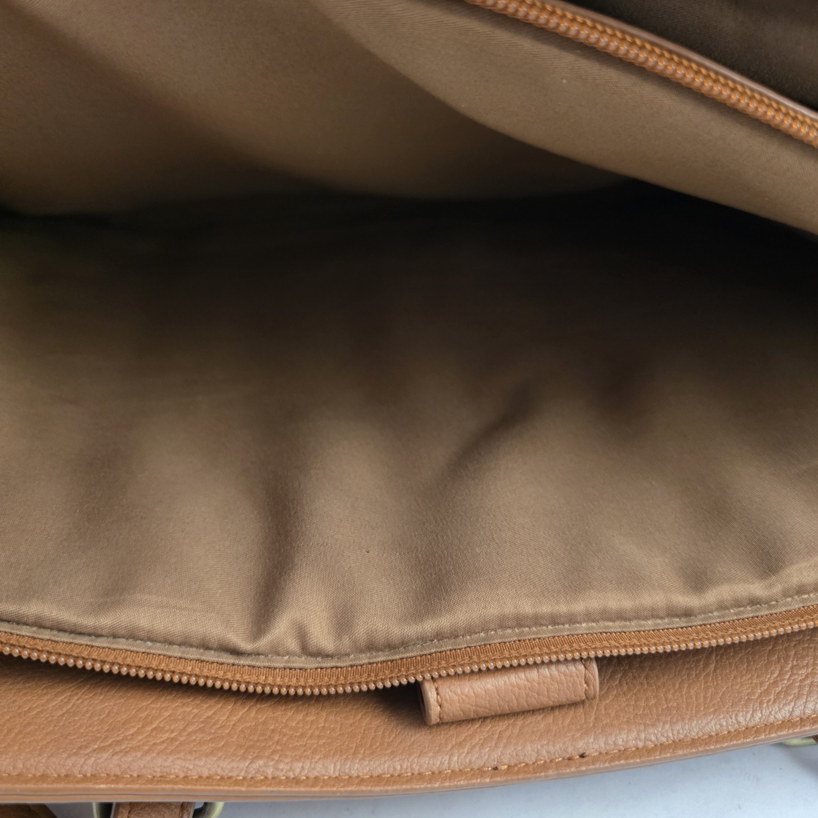 Ecosusi Brown Vegan Leather Tote Laptop Bag Tassel Strap Structured Work Satchel
