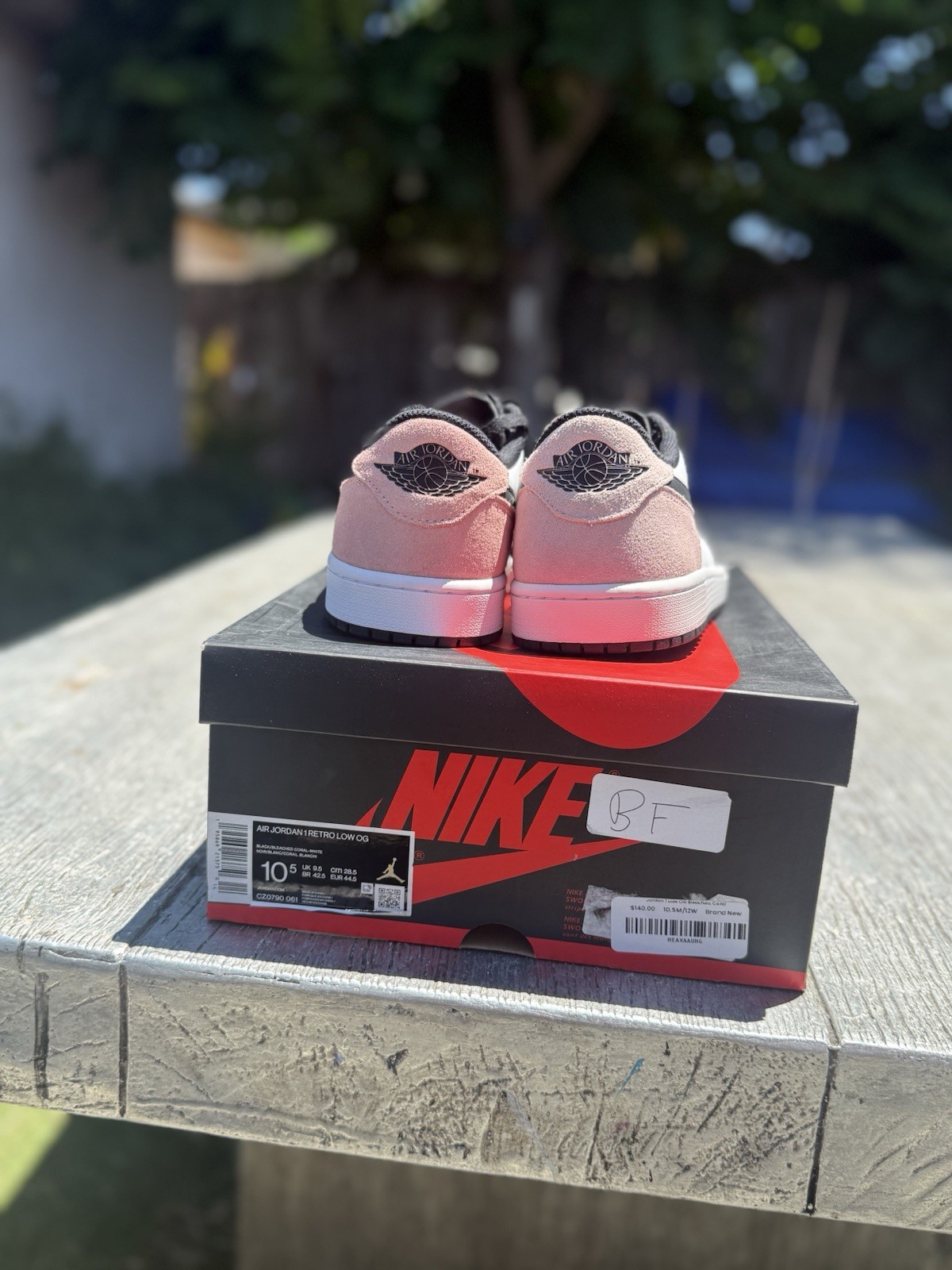 Jordan 1 Low Bleached Coral Size 10.5m
