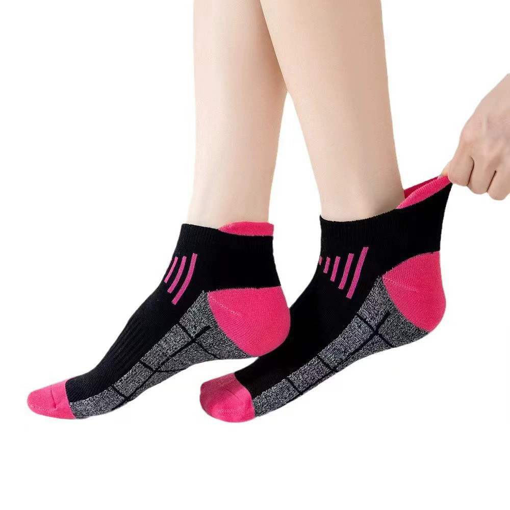 6Pairs Low Cut Cotton Ankle Mesh Solid Classic Athletic Sport Casual Women Socks