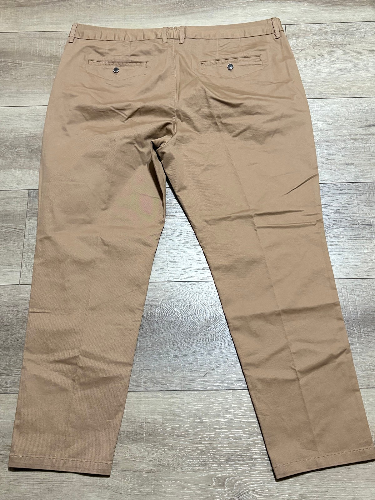 Perk Feel Good Chino Slim Fit + Stretch Pants Mens Size 42/30 Smooth Oak