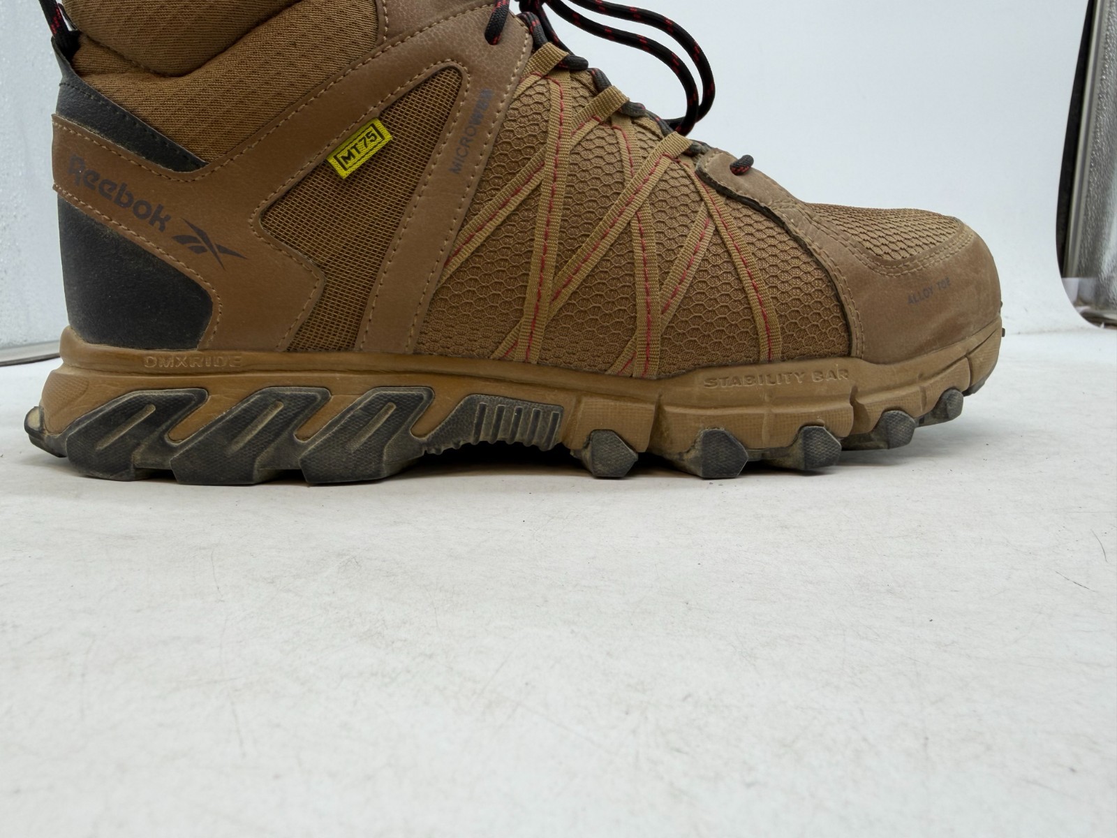 Reebok Work Trailgrip Alloy Toe Work Boot Men’s Brown Lace Up Athletic – 11 WIDE