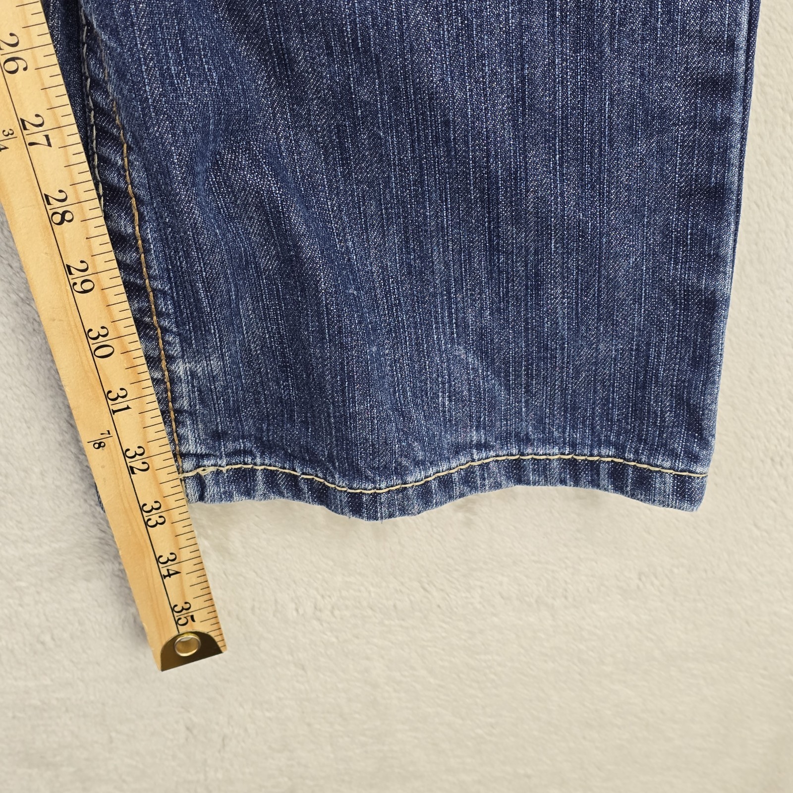 Ariat Work FR M4 Low Rise Boot Cut Jeans Mens 33×34 Blue Flame Resistant CAT 2